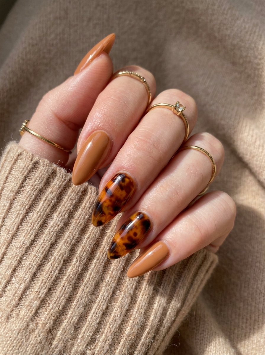 Tortoise Stiletto Nails als Stiletto Nägel Inspiration 2026